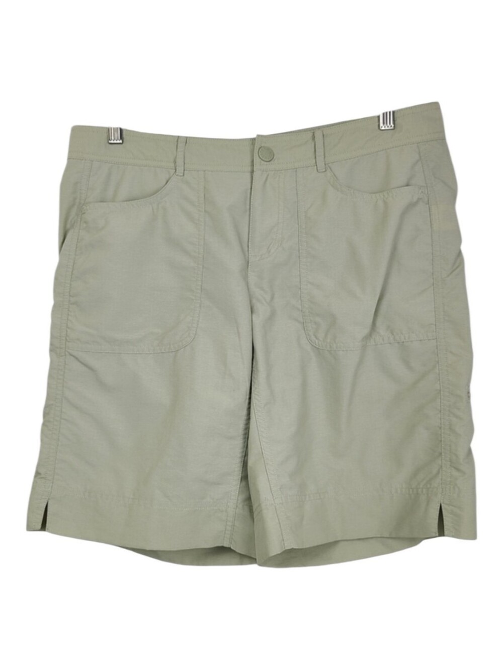 The North Face women's cream lightweight Convertible hem hiking shorts Sz 8